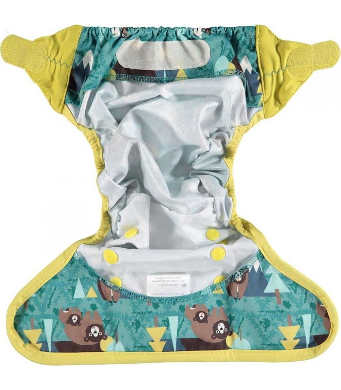 Cobertor de pañal reutilizable Bear Corchetes