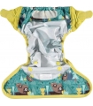 Cobertor de pañal reutilizable Bear Corchetes