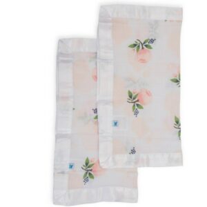 Muselina Algodon Watercolor Rose 40x40 2uds