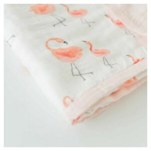 Manta Muselina Bambu Pink Ladies 120x120