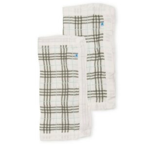 Muselina Bambu Blue Windflower 40x40 2uds