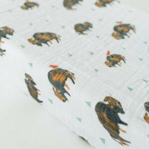 Funda Cambiador Ajustable Algodon Bison