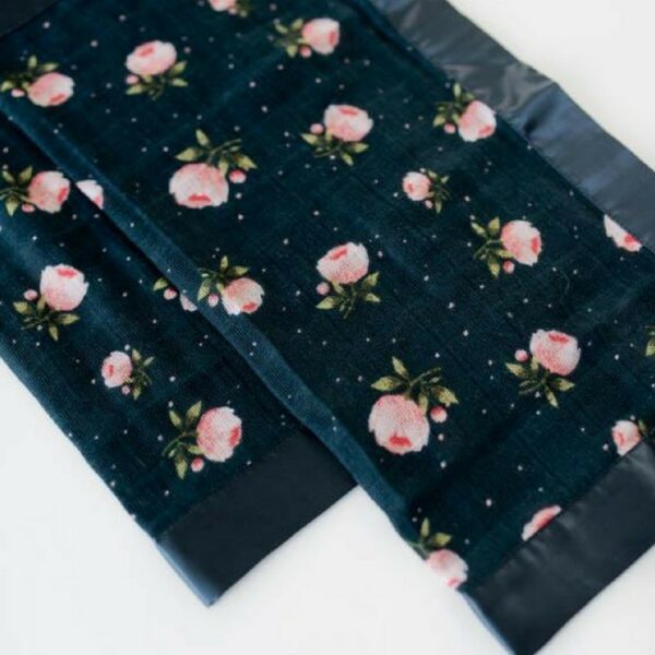 Muselina Algodon Midnight Rose 40x40 2uds