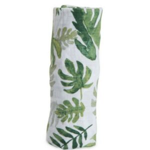 Muselina Algodon Tropical Leaf 120x120