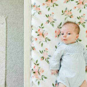 Sabana Muselina Ajustable Watercolor Roses