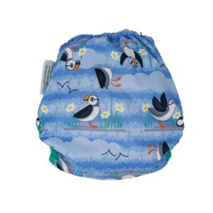 Cobertor Pop-in Blue Puffin Corchetes Biolaminado