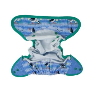 Cobertor Pop-in Blue Puffin Corchetes Biolaminado