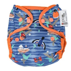 Pañal de tela reutilizable Twilight Garden Corchetes