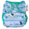 Pañal de tela reutilizable Blue Puffin Corchetes Biolaminado