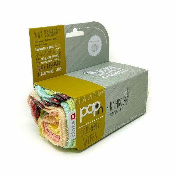 Pack 10 Toallitas Lavables Pastel