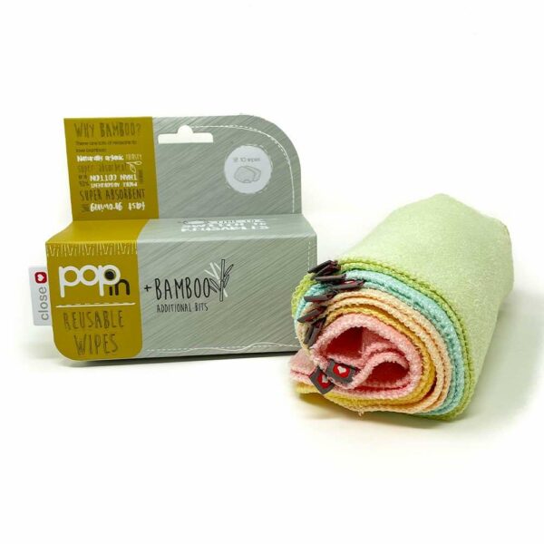 Pack 10 Toallitas Lavables Pastel