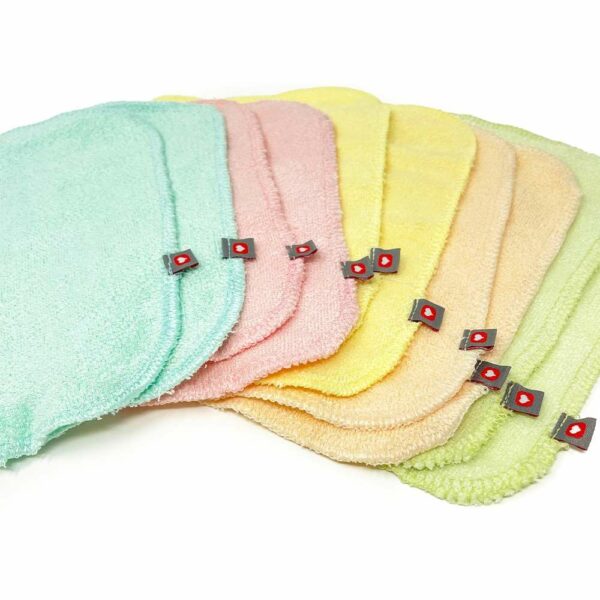 Pack 10 Toallitas Lavables Pastel