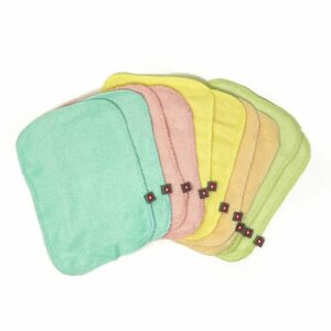 Pack 10 Toallitas Lavables Pastel