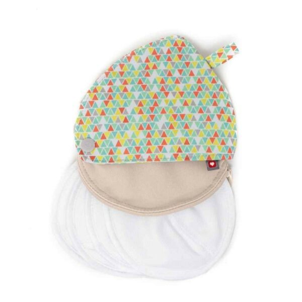 Discos de Lactancia de Bambu 4 uds Pastel