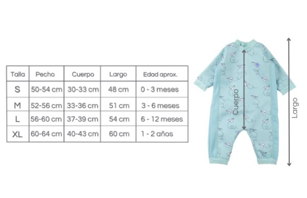 Traje Playa Piscina Paper Airplane XL