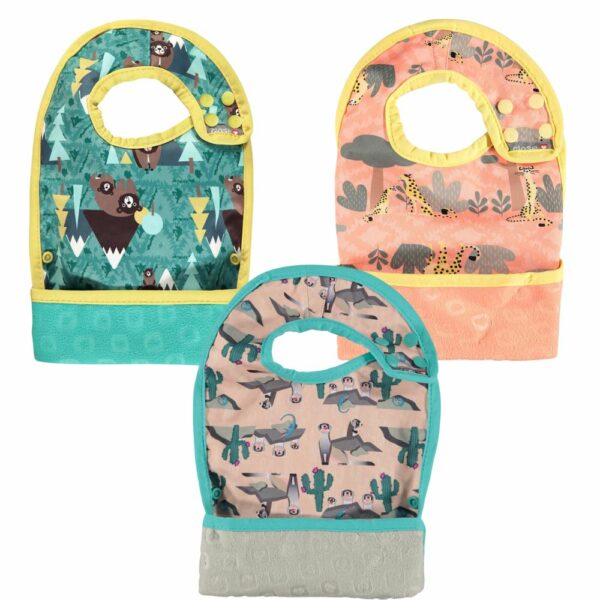 Pack 3 Baberos con bolsillo