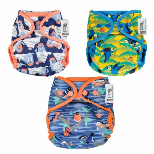 Pack Pañal tela corchetes